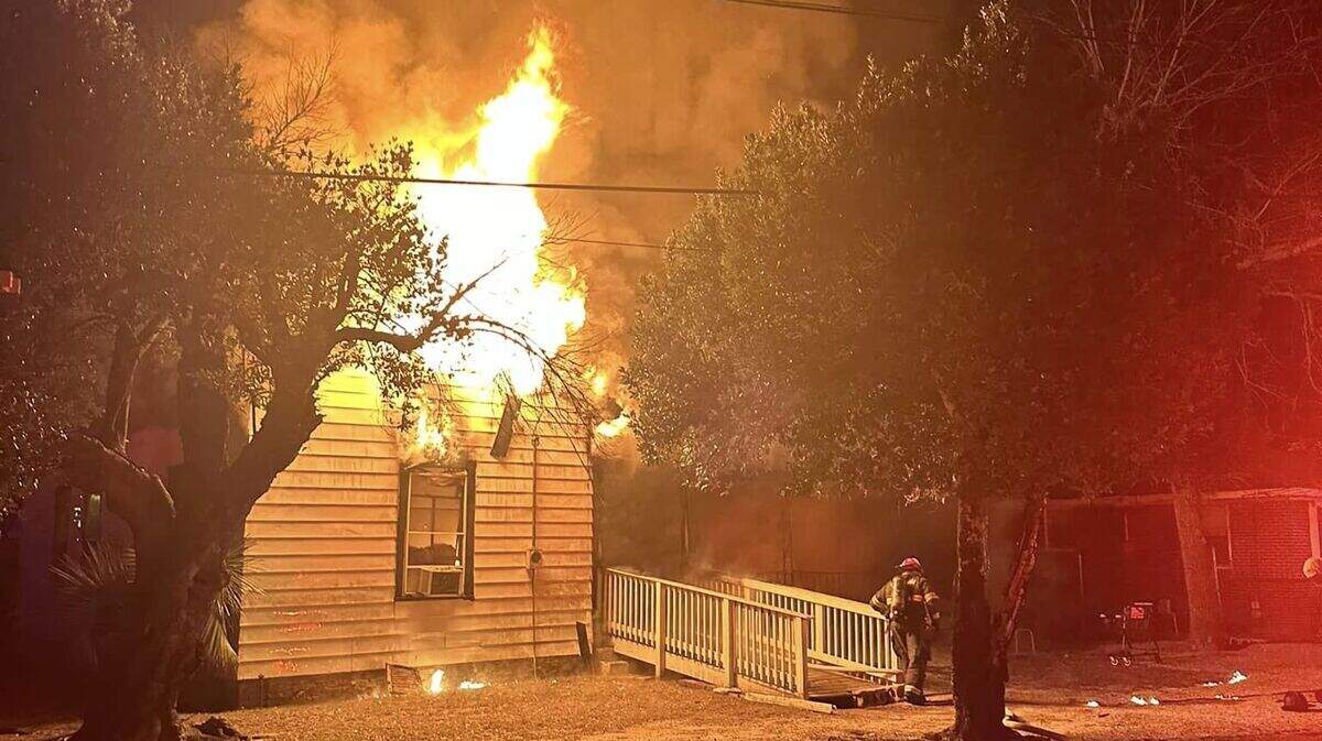 The Columbia-Richland Fire Department responded to a blaze on Dec. 21 at a home on Club Road.