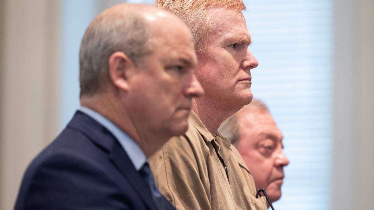 Alex Murdaugh is sentenced to two consecutive life sentences for the murder of his wife and son by Judge Clifton Newman at the Colleton County Courthouse on Friday, March 3, 2023. Joshua Boucher/The State/Pool