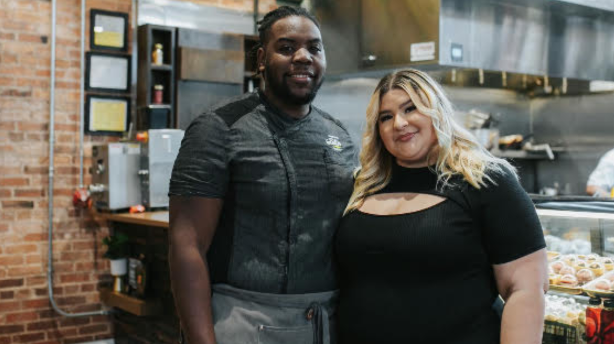 Michael Sibert and his wife Samantha Aupied own two restaurants in Greer and a catering company. He is scheduled to appear on Guy’s Grocery Games Wednesday, July 19, 2023.