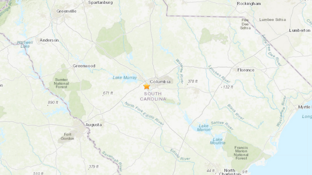 A maginitude 1.9 earthquake happened at 3:35 p.m. Friday, Feb. 17 near Cayce.