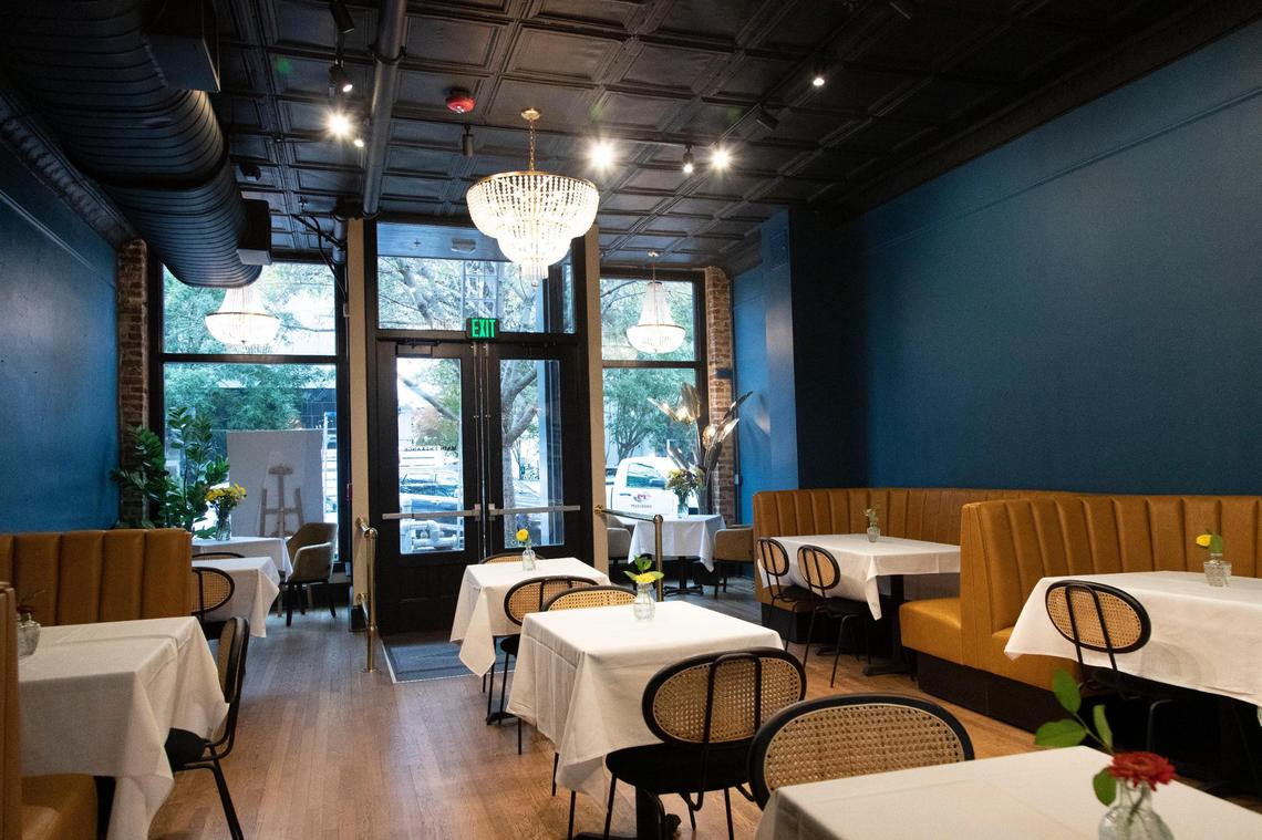 Smoked, a new restaurant on Main Street in Columbia, South Carolina, is nearly ready to open on Thursday, November 4, 2021. The multiple dinning rooms spans across multiple buildings.