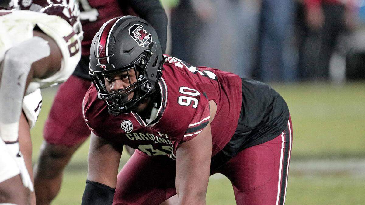 South Carolina’s T.J. Sanders during the Gamecocks’ Oct. 22, 2022 game against Texas A&M at Williams-Brice Stadium.