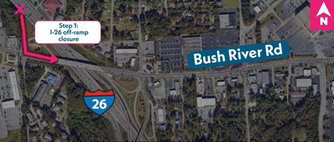 A busy exit on Interstate 26 will be permanently closed as a part of the Carolina Crossroads project in the area known as Malfunction Junction.