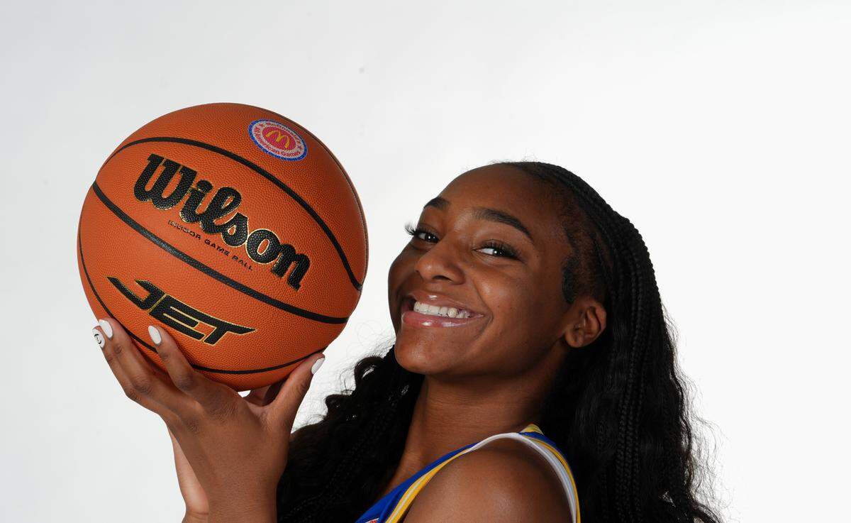 Trinity Jones at the 2026 McDonald’s All-American Game