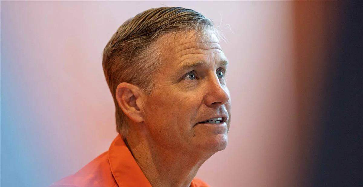 Clemson safeties coach Mickey Conn
