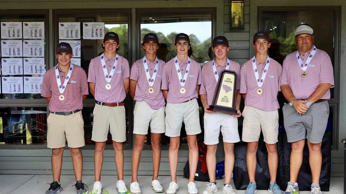 The A.C. Flora boys golf team won the Class 4A championship on Tuesday at the Dolphin Head Golf Club on Hilton Head Island