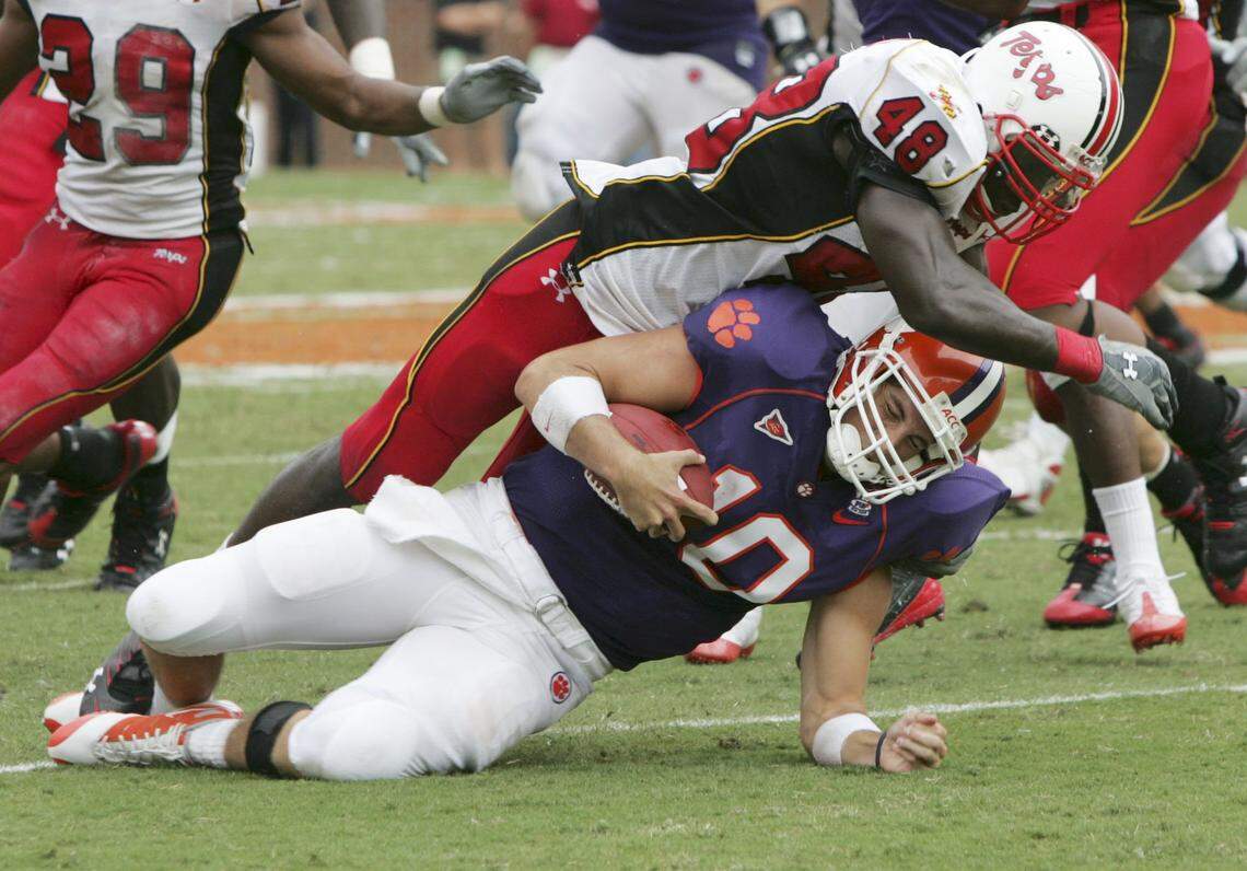 Clemson football last wore orange helmets, purple jerseys and white pants in a September 2008 home game vs. then-ACC member Maryland
