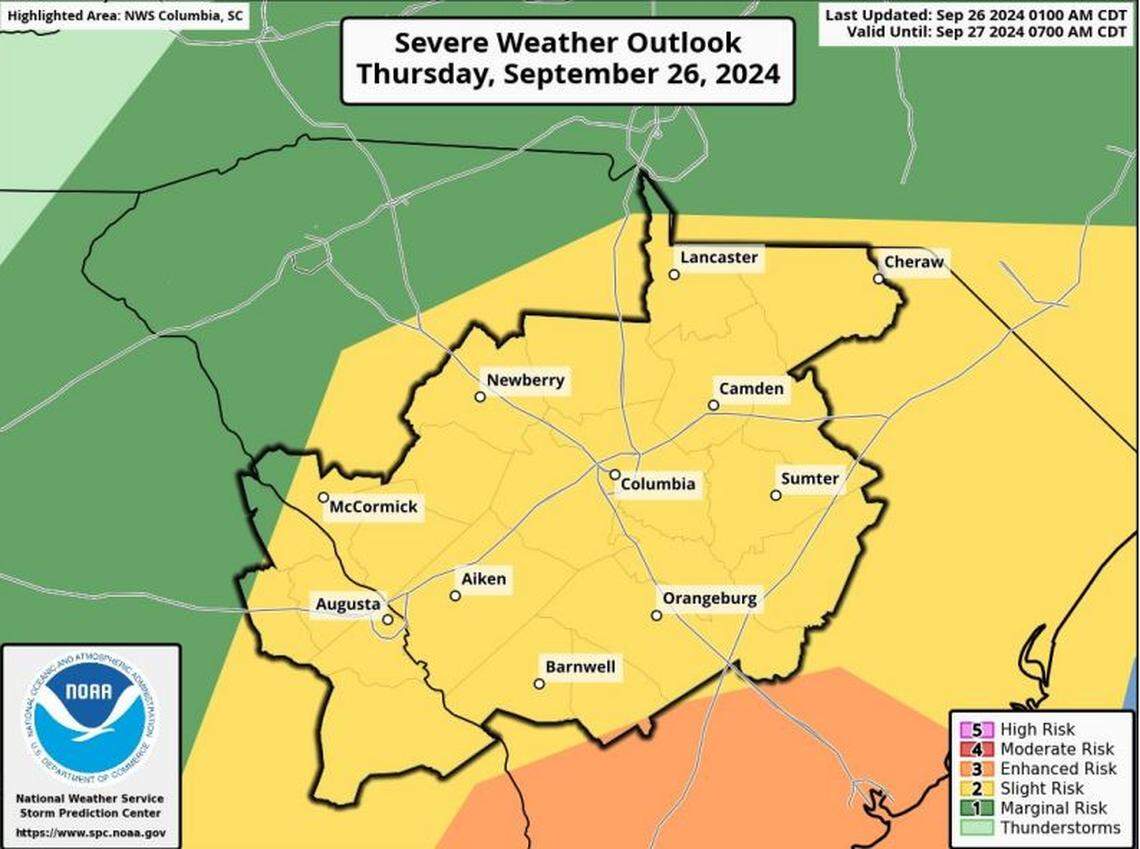 Hurricane Helene is forecast to impact South Carolina.