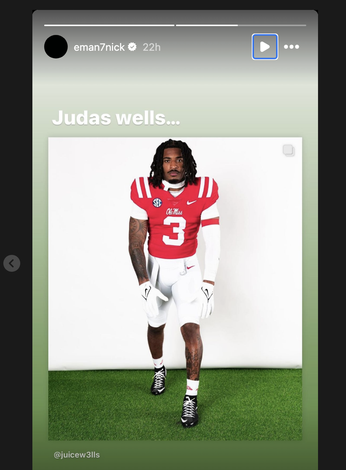 South Carolina safety Nick Emmanwori does not have any love lost for former USC WR Juice Wells.