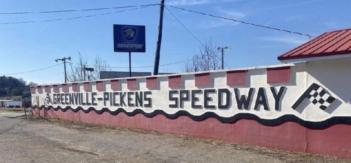 Greenville Pickens Speedway opened in 1940 as a half-mile-long dirt track.