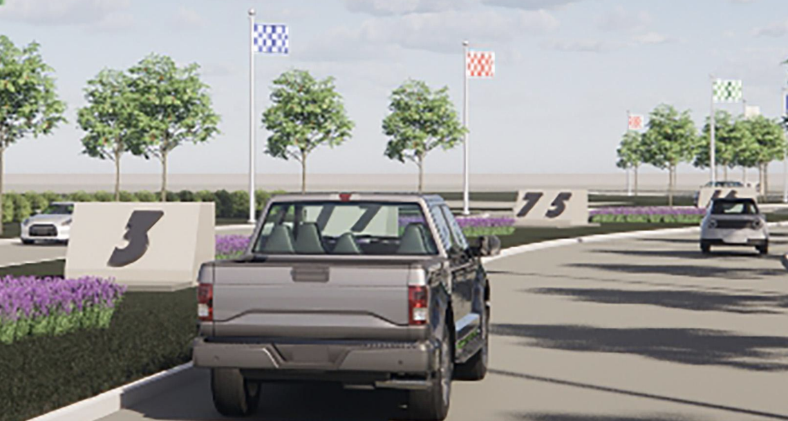 A developer wants to build nine buildings on the site of the Greenville Pickens Speedway.