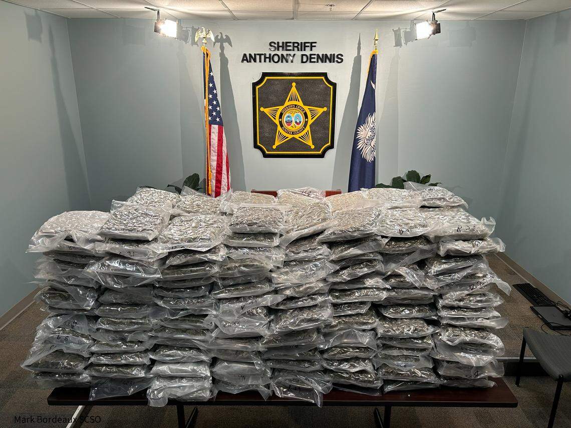Drugs were confiscated during a recent traffic stop, the sheriff’s office said.