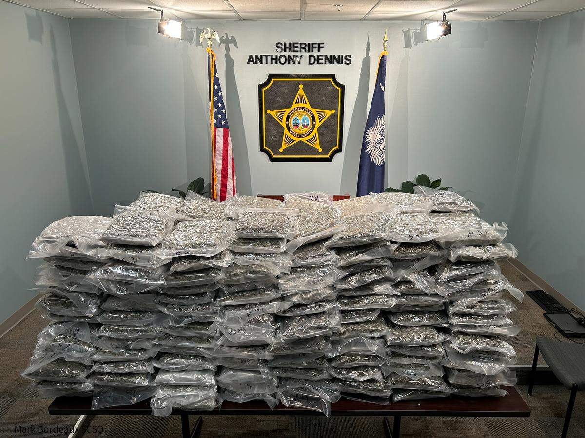 Drugs were confiscated during a recent traffic stop, the sheriff’s office said.