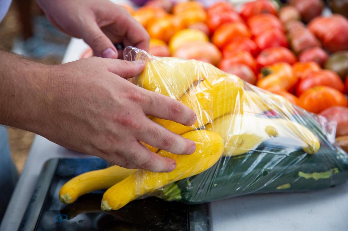 at the Pinehurst Farmers Market on Wednesday, July 22, 2020.