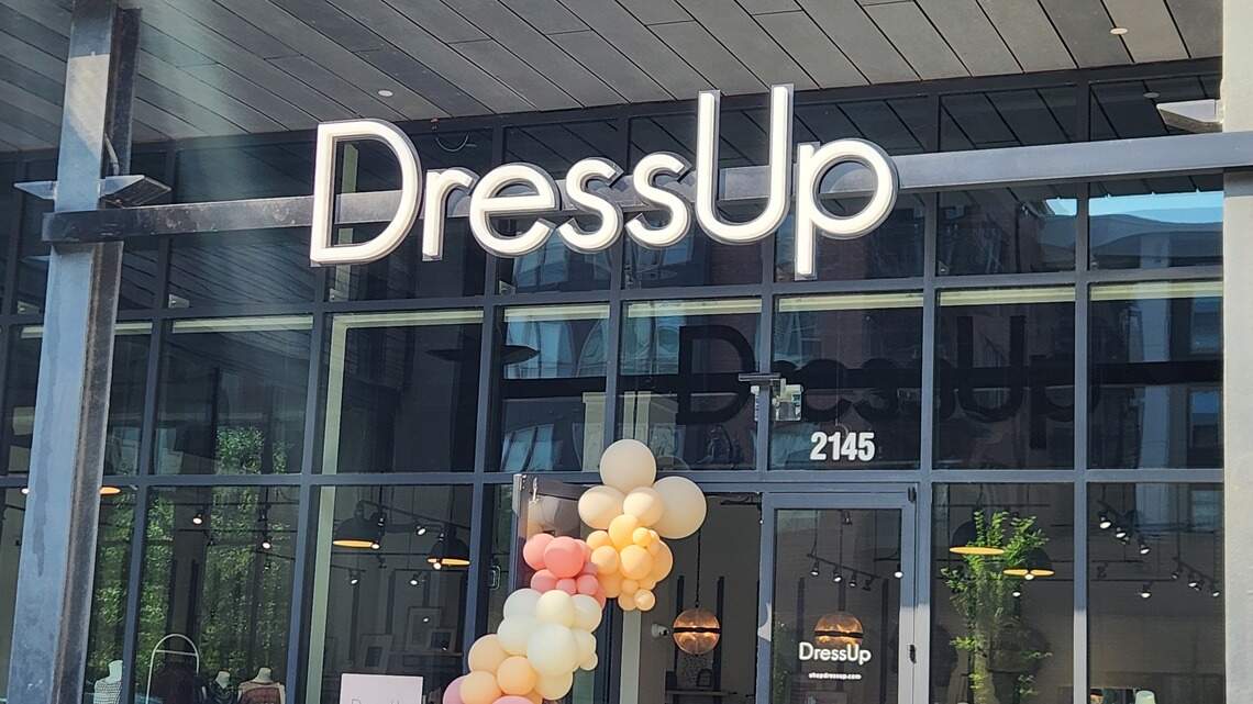 A fashionable new clothing store has opened in this growing Columbia district