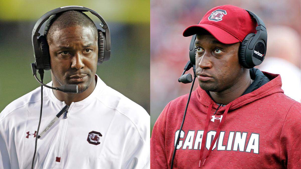 Bryan McClendon and Travaris Robinson are South Carolina's coordinators