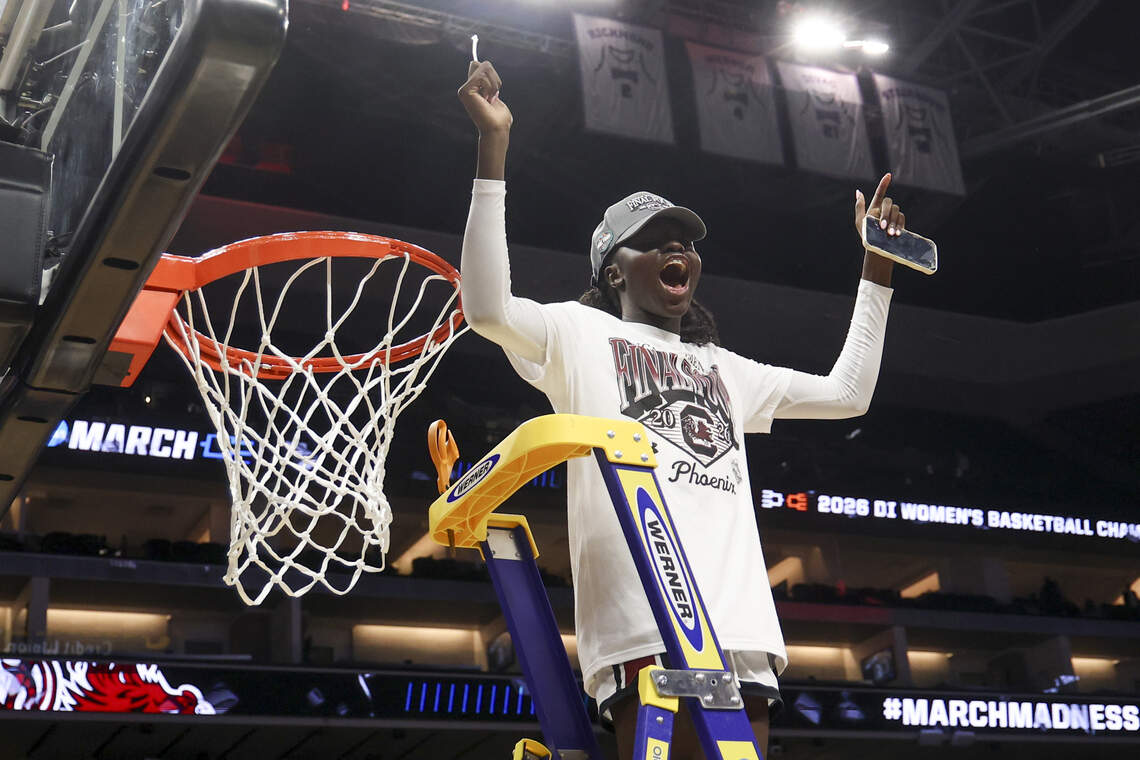 Budding star: Agot Makeer showed high ceiling in freshman year with South Carolina