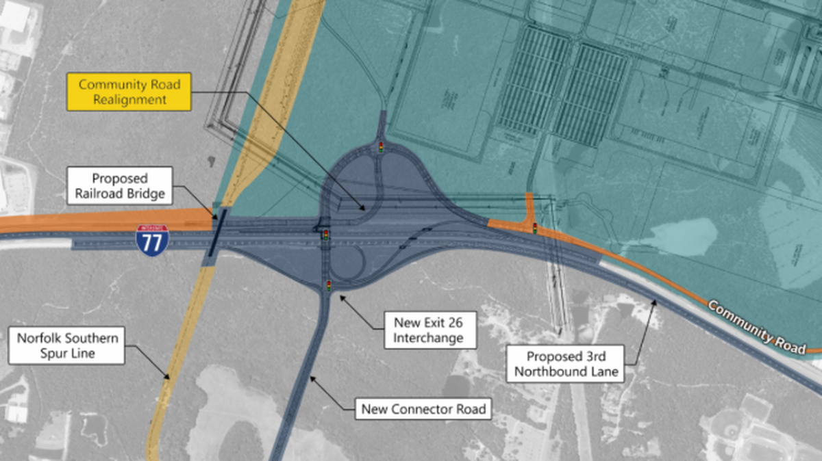 A temporary traffic pattern is set for Community Road on March 31, 2026, according to the South Carolina Department of Transportation.