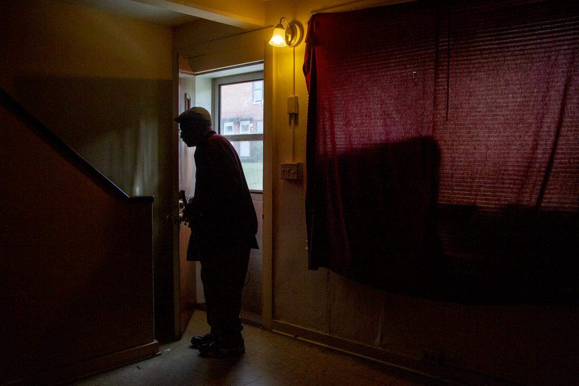 Keith Wise walks through his home one more time before leaving Allen Benedict Court after a gas leaked was discovered Friday Jan. 18, 2019, in Columbia, SC. Columbia Fire Department officials evacuated hundreds of residents.