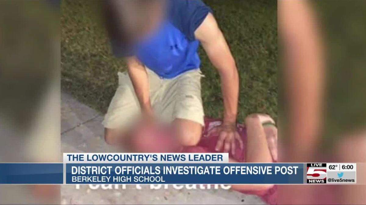 A video shared on social media has drawn comparisons to the death of George Floyd.