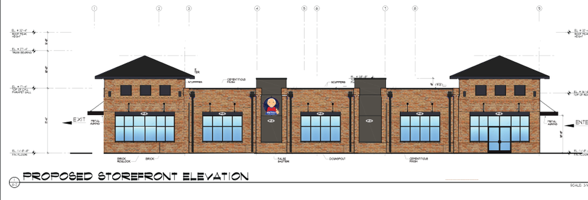 A rendering of the coming Big Dan’s Car Wash on Elmwood Avenue.