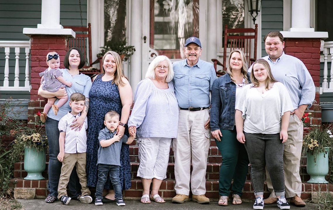 The Spradleys eat Sunday dinner together every week and are featured on TikTok.