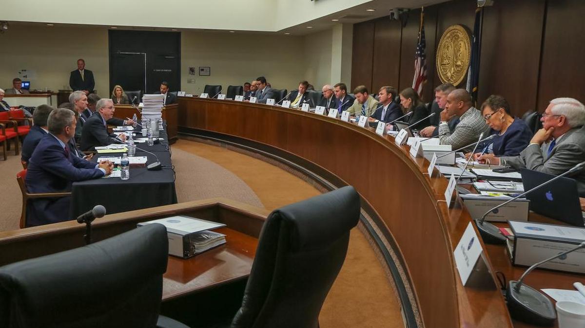 FILE: The S.C. House's VC Summer committee hears from SCANA CEO Kevin Marsh about the Bechtel report. 9/15/17