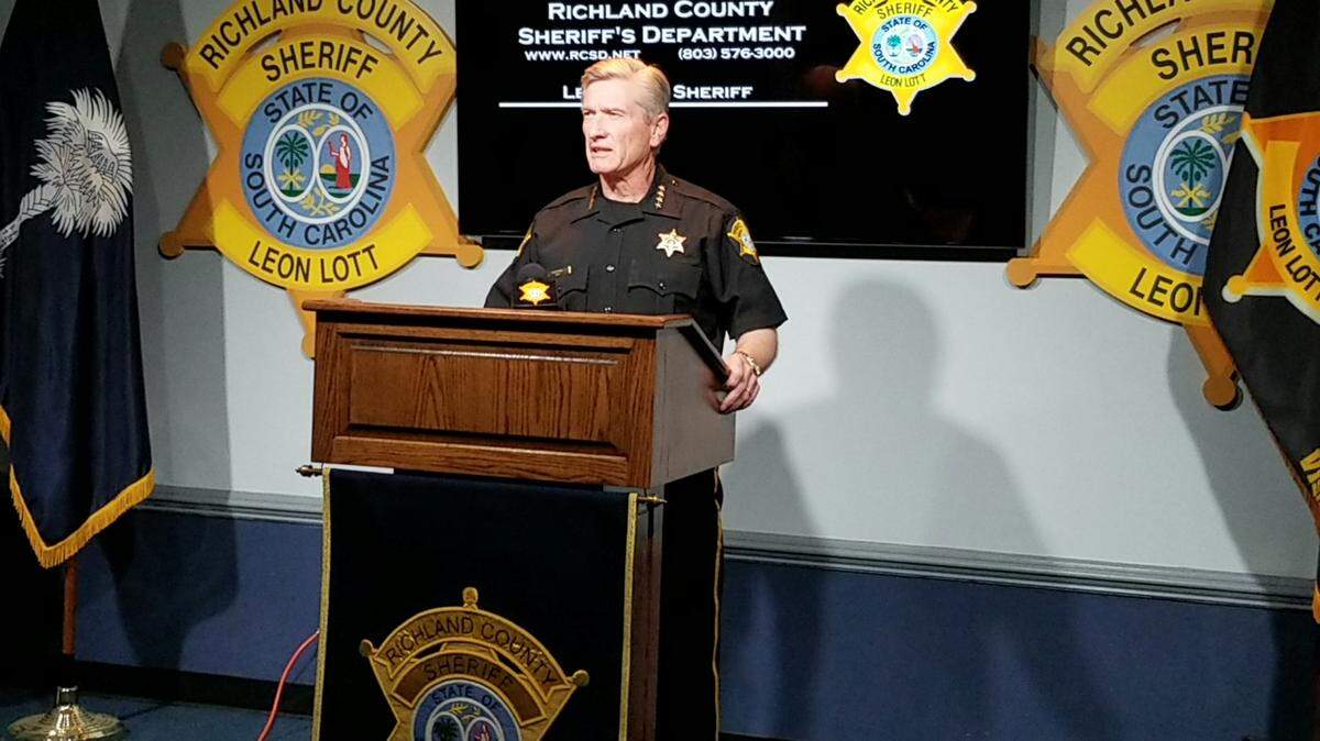 Richland County Sheriff Leon Lott addressed the media on March 15, 2021.