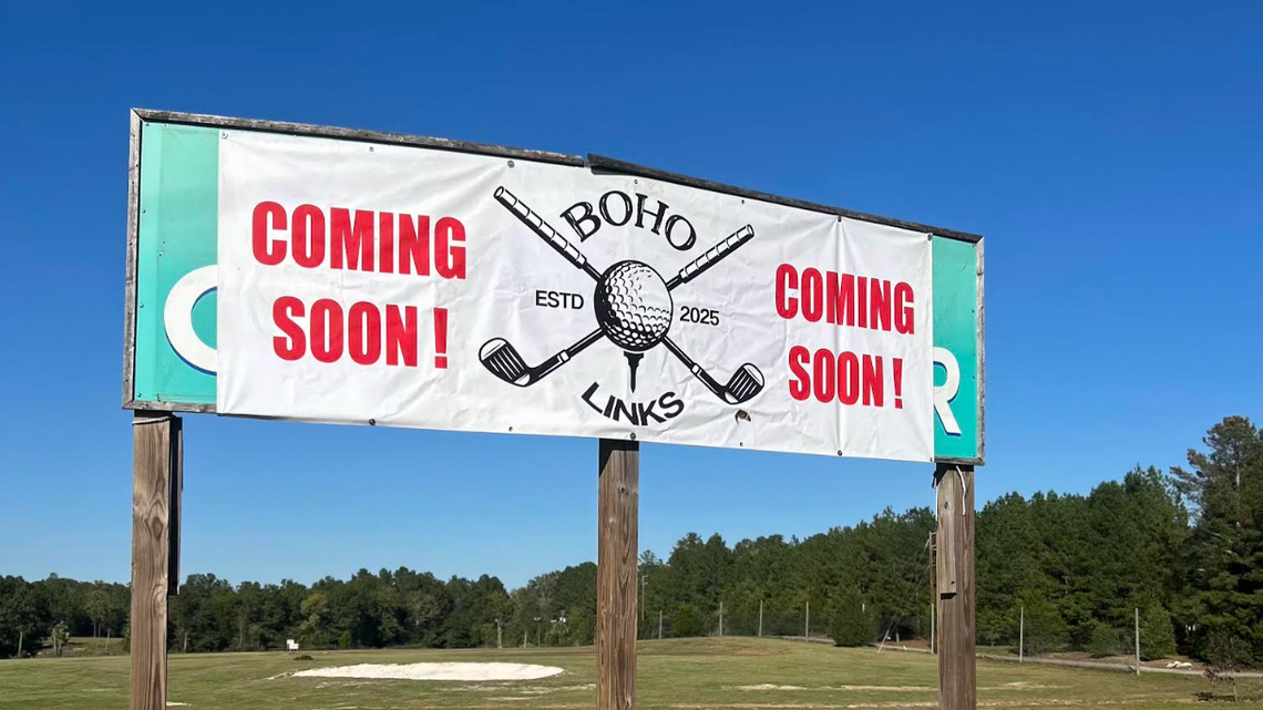 BOHO Links, formerly known as Lake Murray Golf Center, will have a soft opening event from 4 to 10 p.m. on Nov. 22, 2025 at 2032 Old Hilton Road in Chapin.