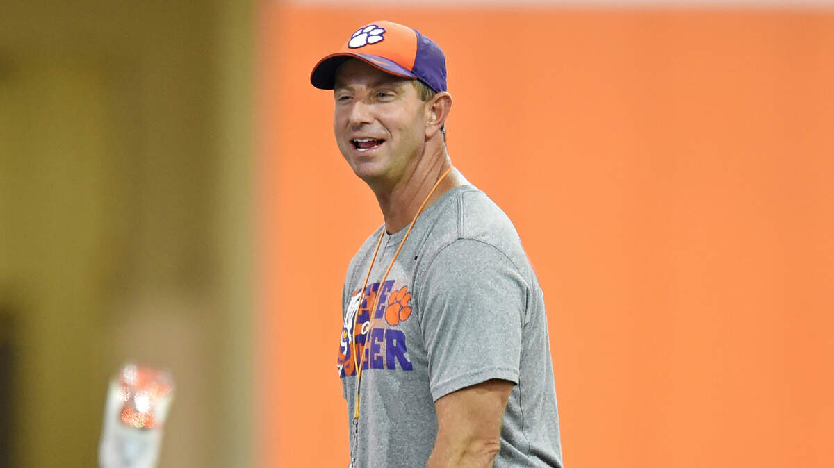 Clemson head coach Dabo Swinney