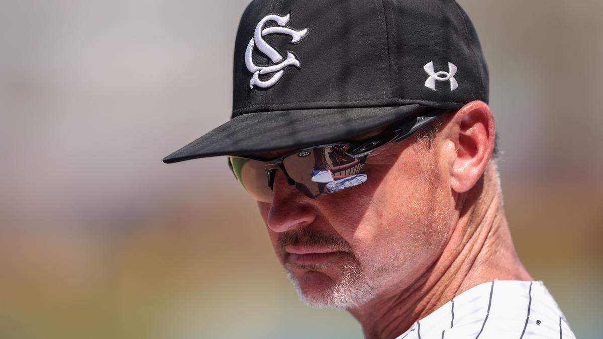 South Carolina interim head coach Monte Lee 
