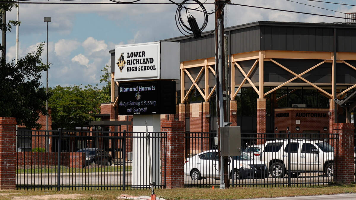 Lower Richland High School on Garners Ferry Road in Columbia.