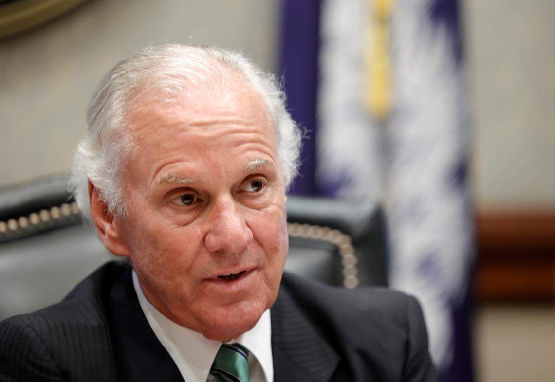 South Carolina Governor Henry McMaster shown in a file photo.