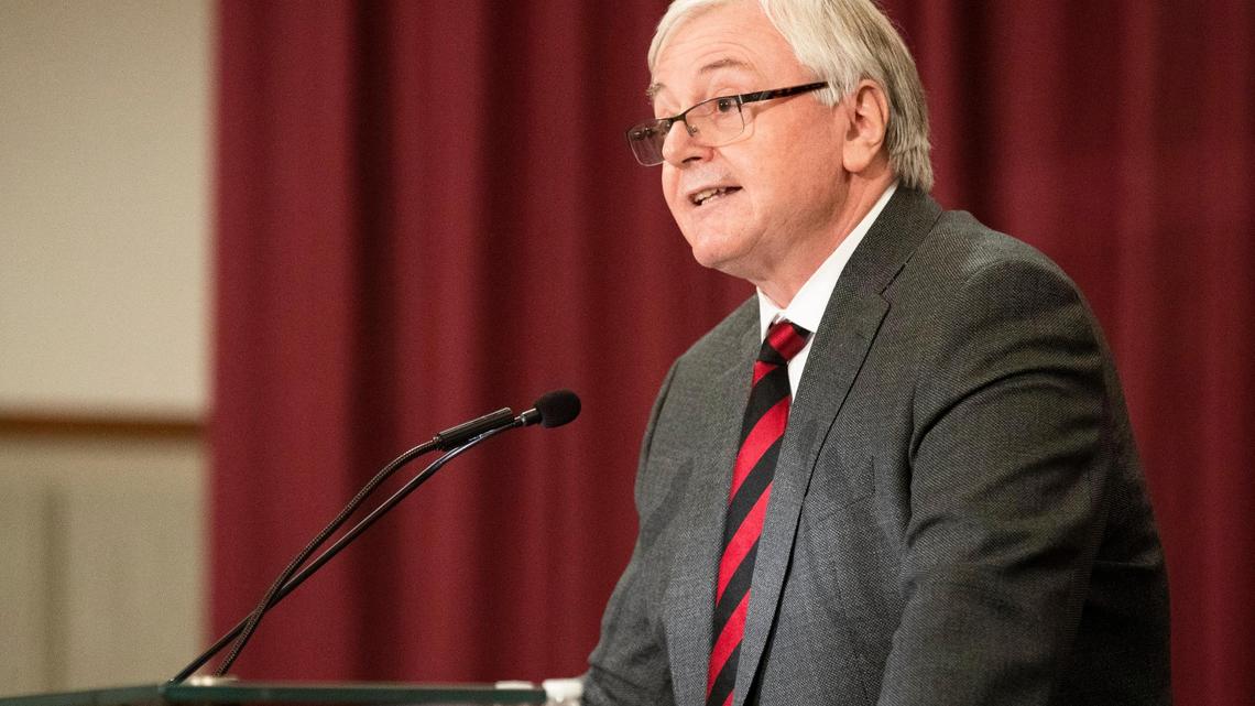 Michael Amiridis is named next the president of the University of South Carolina on Friday, January 14, 2022.