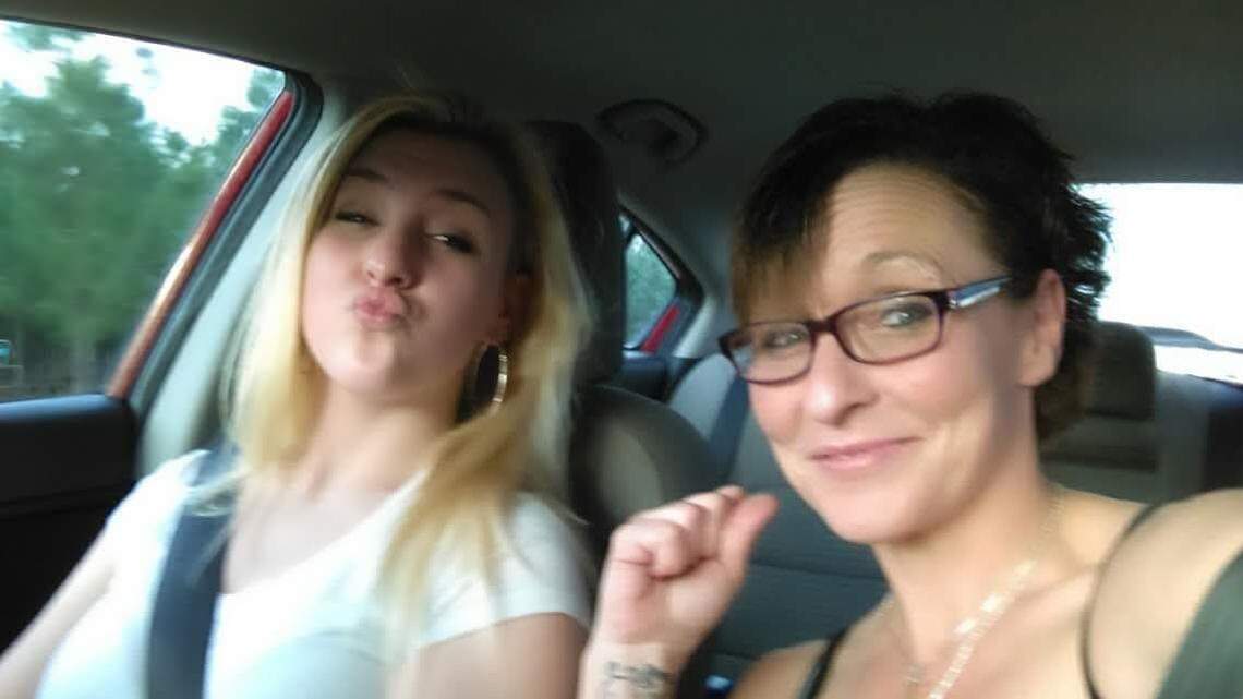 Kerrie Edgerley and her mother Stacey Marie.