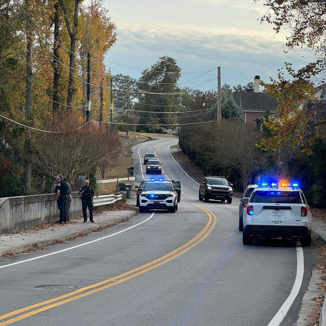 Law enforcement is searching for a wanted man who escaped police in Forest Acres.