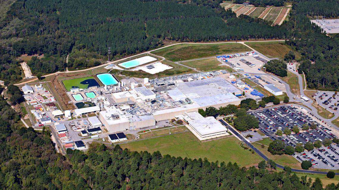 Westinghouse Electric’s nuclear fuel plant on Bluff Road southeast of Columbia