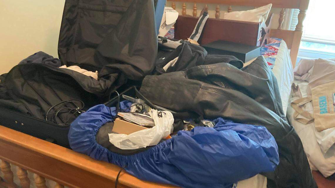 A South Carolina man said his home was “trashed” after a break-in.