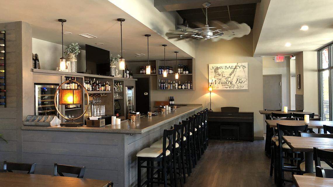 The bar area of d.w. Fusco’s restaurant in Irmo, SC, near Lake Murray.