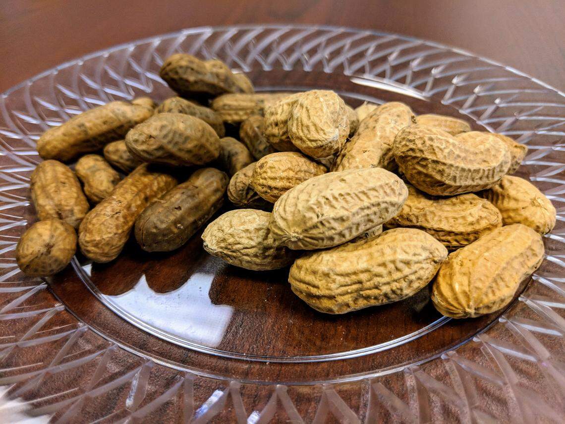 Boiled and roasted peanuts from Cromer’s P-Nuts