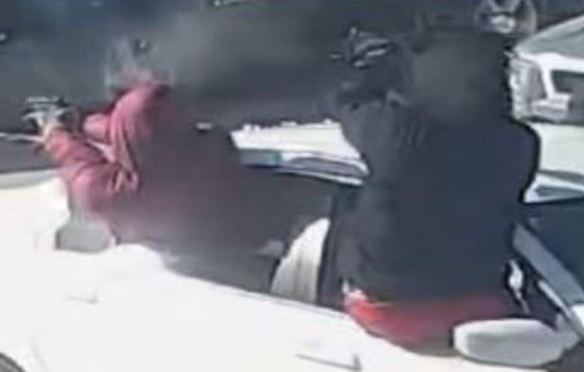 Surveillance image of a shooting in Columbia.
