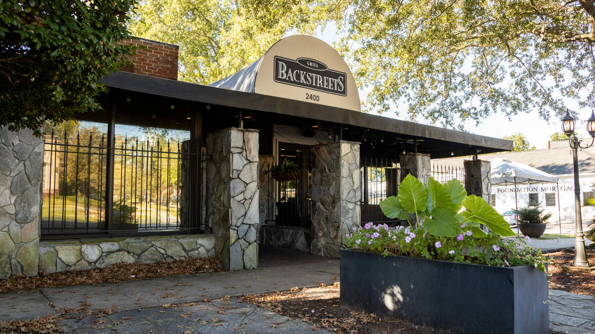 Backstreets Grill in Columbia, South Carolina on Friday, September 24, 2021.