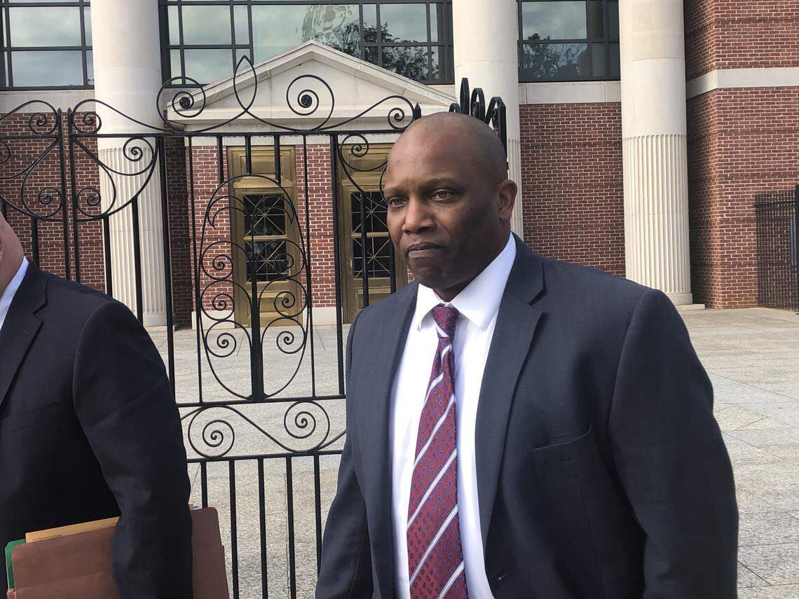 Dan Johnson leaves federal court a convicted felon Tuesday