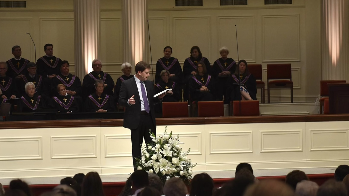 Some say Masters week is a religious experience. Are churches trying to copy it?