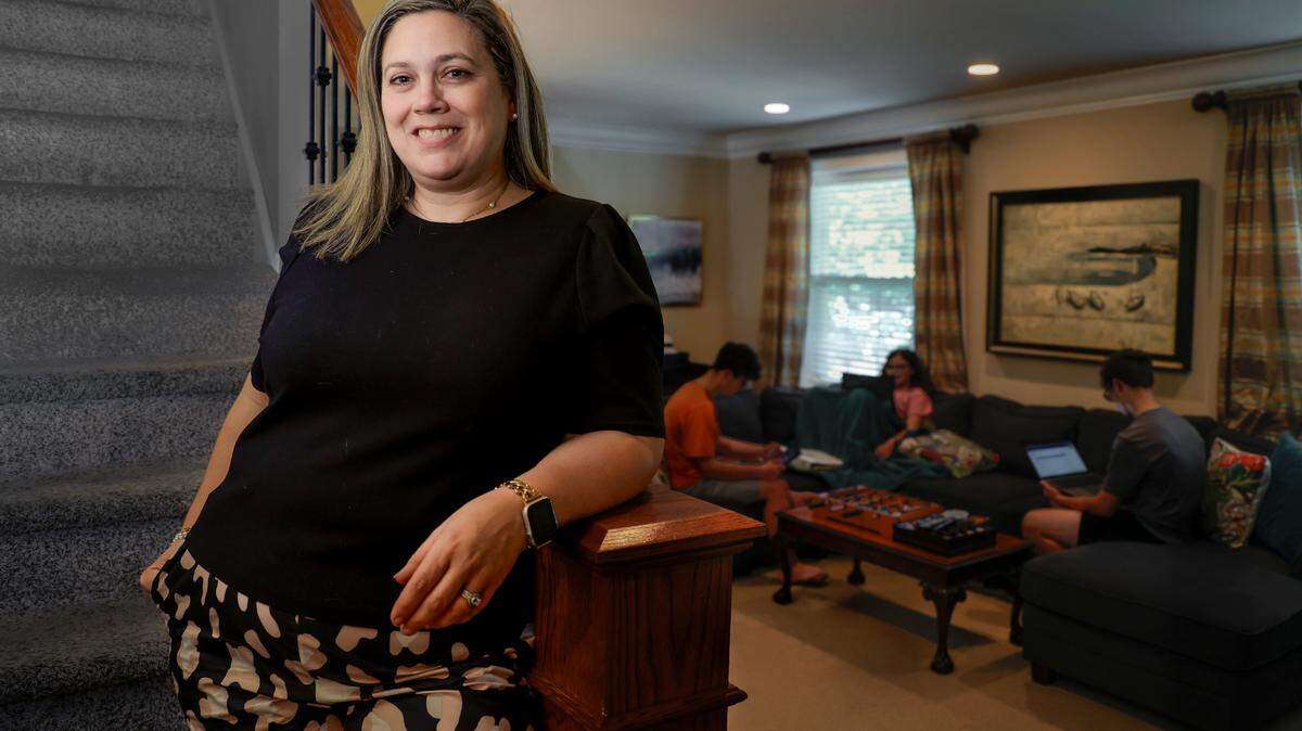 Ashley Jaillette has two ninth graders and a 6th grader attending Richland One schools. The state’s teacher shortage is especially noticeable with her high schoolers, who both started the year without certified teachers in one of their classes.
