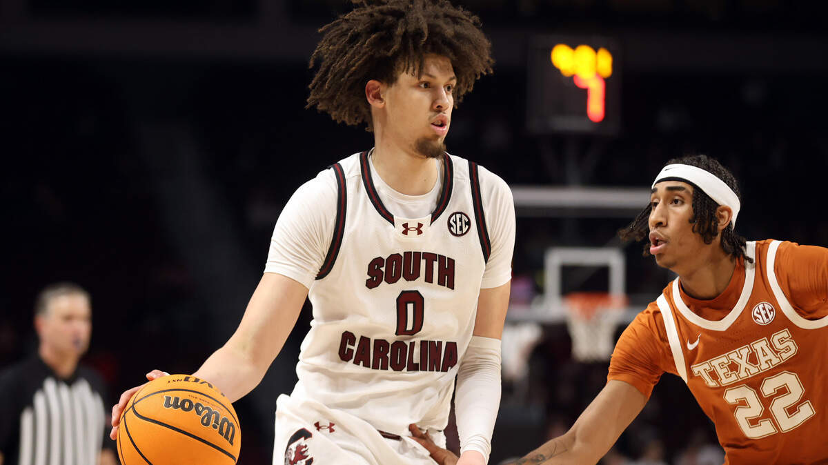 South Carolina’s Jordan Butler on Saturday in the Gamecocks’ game against Texas at Colonial Life Arena.