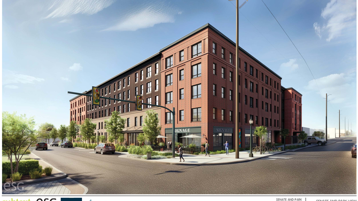 Developer Subtext plans to build a new seven-story student apartment project on Senate Street, nearby the Columbia Metropolitan Convention Center.