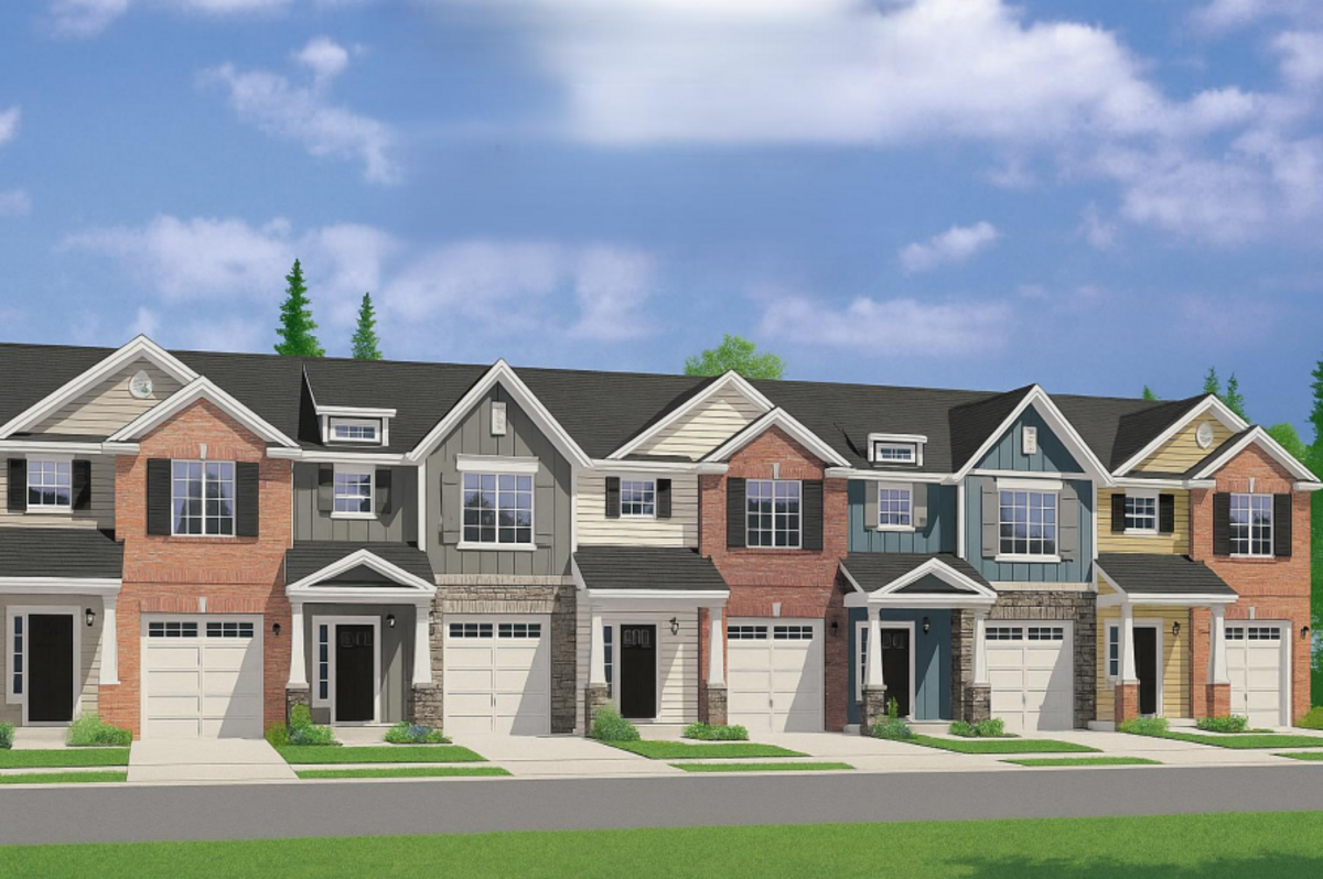 A rending of Cedar Cove at Duke Street, a 118 townhouse project planned at Duke and Clifton streets.