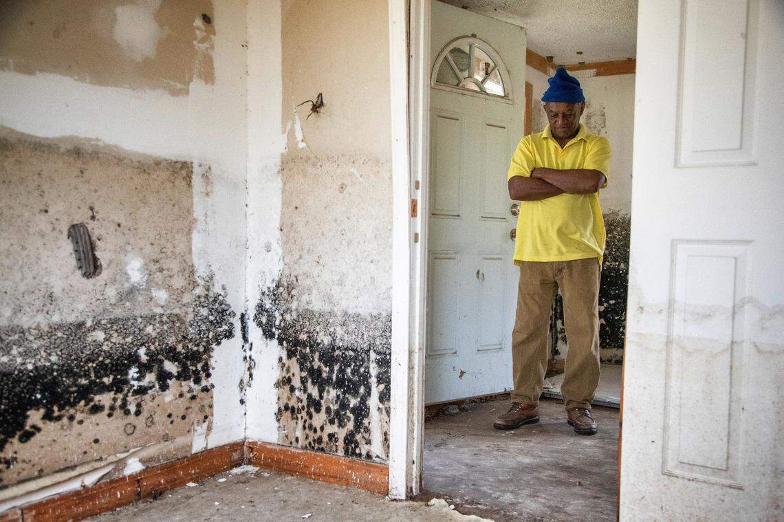 Sellers, SC has a mold problem because of hurricanes and repeat flooding. Many residents have had to leave their homes.