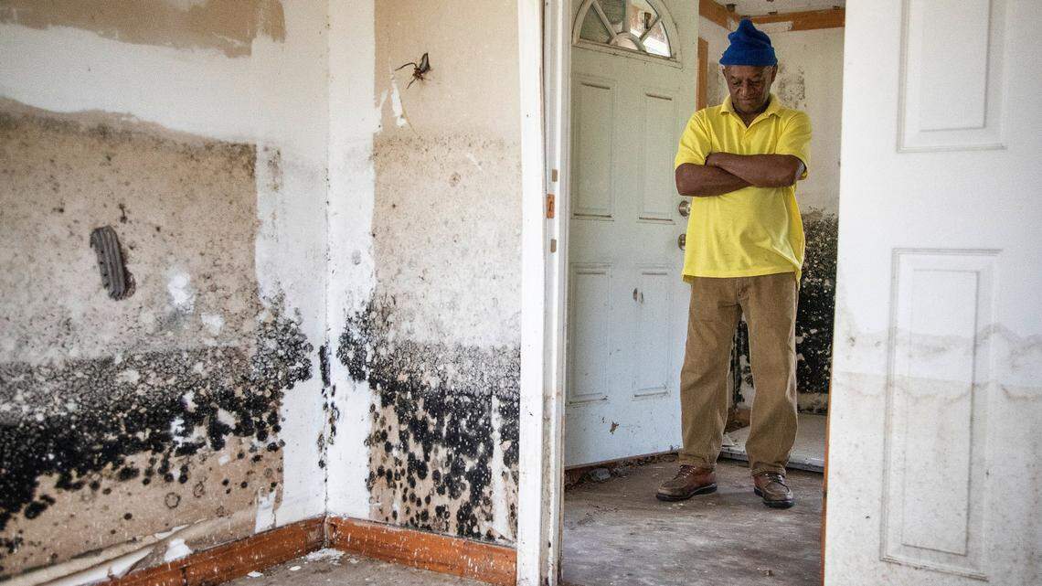 Hurricanes repeatedly devastate this SC town, leaving a stinking threat behind: Mold